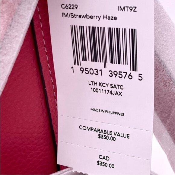 Coach Kacey Satchel Crossbody Bag Pink - Picture 5 of 12